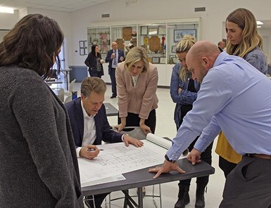 Architects worked with Palliser staff and community partners to come up with some design options for a new school.